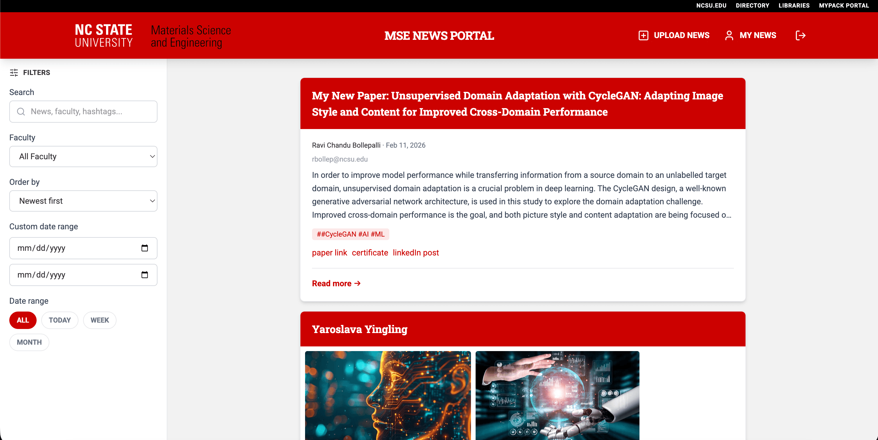 AI Research Analytics Platform